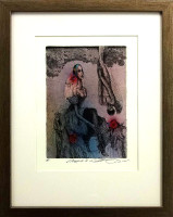 Anjel II - grafika - Katarína Vavrová 